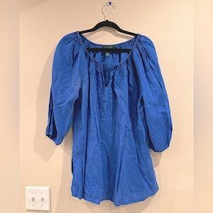 🔥Ralph Lauren Royal Blue Women's Blouse🔥